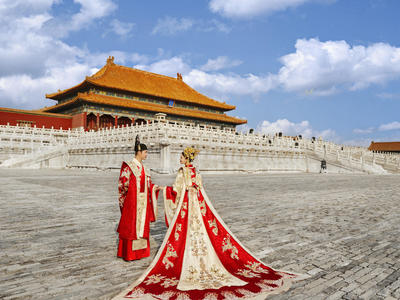 中国风'穿越演绎·高端定制四组婚纱照